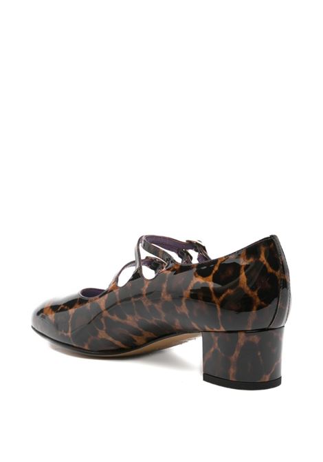 Brown 40mm Kina leopard-print buckled pumps Carel paris - women CAREL PARIS | KINA22331600BRWN